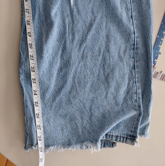 We The Free People Baggy Boyfriend Jeans Distressed Slouchy Wide Leg 32 - Picture 7 of 10